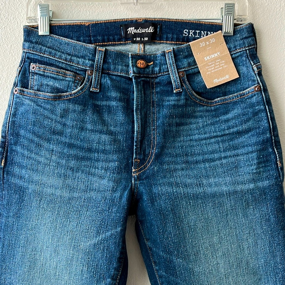 Madewell Men’s Skinny Jeans in Wellmore Wash. NWT